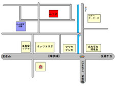 整体ふっとのアクセス地図