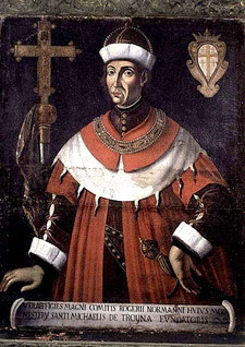 Il conte Ruggero de Hauteville (foto da web)