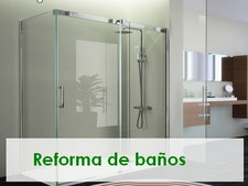 reforma tu baño y crea un baño espectacular en tu casa, cambia tu bañera por ducha, mamparas de baño con un diseño limpio