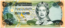 Vorne: Queen Elisabeth II. Original Größe: 156 x 67mm