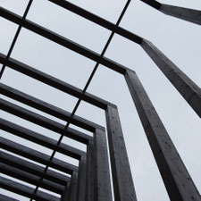 Modern wood construction, image by Heidi Mergl Architect