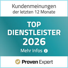 Top Dienstleister 2026 Proven Expert Auszeichnung