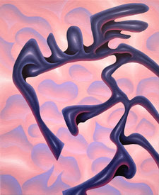Lepto , 2024, oil on canvas, 43 x 35 cm