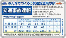 交通事故速報（1月〜5月まで）