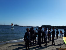 ウインドサーフィン　ＳＵＰ　海の公園　スピードウォール　横浜　神奈川　初心者　体験　スクール