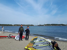 ウインドサーフィン　海の公園　speedwall　スピードウォール　初心者　スクール　体験　横浜　