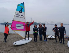 ウインドサーフィン　スクール　ＳＵＰ　海の公園　神奈川　横浜　スピードウォール　初心者　体験