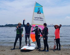 speedwall 神奈川　横浜　海の公園　ウインドサーフィン　SUP　スクール　体験　スピードウォール