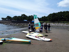 ウインドサーフィン　ＳＵＰ　海の公園　神奈川　横浜　スピードウォール　スクール　体験　初心者