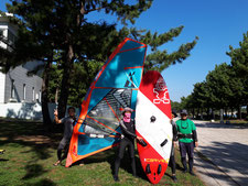 ウインドサーフィン　SUP　スクール　海の公園　神奈川　横浜　体験　初心者　スピードウォール