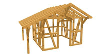 Gartenhaus 1 als Bauplan