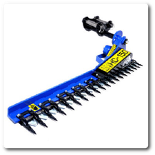 accessoires pour mini pelle taille haies hydraulique