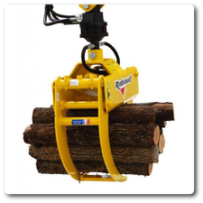 accessoires pour mini pelle grappin forestier