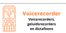 Voicerecorder, hand- en tafelmicrofoon