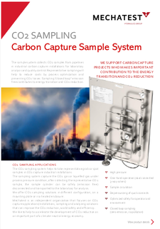 CO2 sampler, Carbon capture CO2 sampling, carbon sampling, CO2 spot sample, CO2 gas analysis, CO2 measurement, carbon capture measurement, carbon capture sample