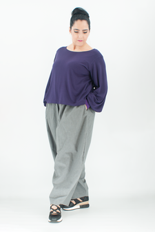 graue Karottenhose