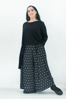 Figur umspielendes Longshirt