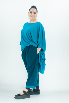 Karottenhose im Lagenlook