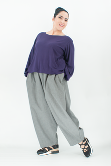 graue Karottenhose