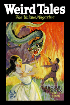 Weird Tales - Through the vortex by Donald E. Keyhoe