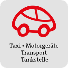 Taxi Motorgeräte Transport  Tankenstelle