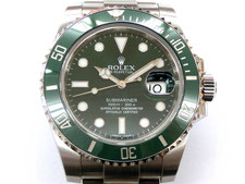 ブランド時計のROLEX（ロレックス）グリーンサブを高額で買取する埼玉県上尾市の質屋かんてい局上尾駅前店