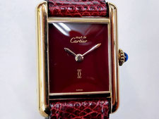 CARTIER　カルティエ　ヴェルメイユ　ボルドー　手巻きなど腕時計の買取は埼玉県上尾市の質屋かんてい局上尾駅前店