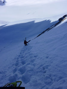 Fieschersattel, Fiescherhorn, Jungfraugebiet, Skitouren, Schweiz