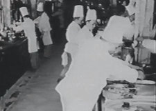 Les cuisines du Royal Picardy, présage du futur lycée hôtelier