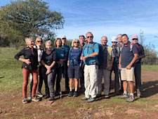 Photo de groupe de la randonnée de Carlencas organisée par ANOCR 34-12-48 le 14 novembre 2023 anocr34.fr