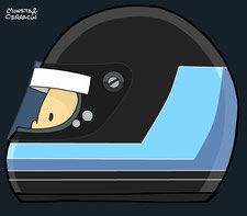 Helmet of Harald Ertl by Muneta & Cerracín