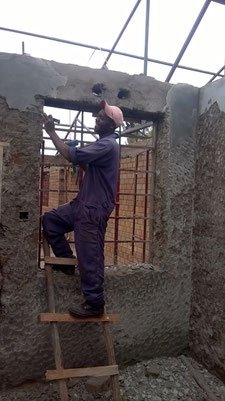 get rid of the old plaster and re-plaster again...