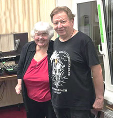 Franziska und Reinhard im Studio