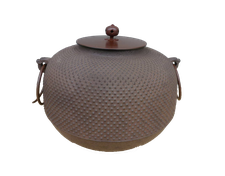 茶道具の茶釜、棗、茶入れ、茶杓など