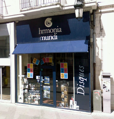 Harmonia Mundi rue Jeanne d'Arc à Orléans (avant fermeture en 2013)