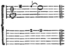 H. C. Bergmann: Kurze Anweisung zum Guitarrspielen. 1802. S. 55.