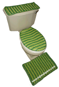 Juego para baño - Tejiendo Perú