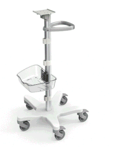 PM-H  ヘビーデューティー 生体情報モニタ用ロールスタンド スライドインマウントプレート付き  最大荷重：15kg、
