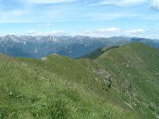 La cresta verso la Laurasca