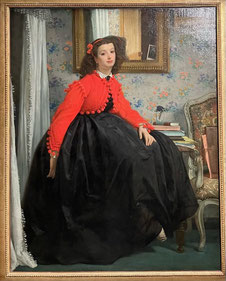 James Tissot, Portrait of Mlle L.L., 1864, Paris, Musée d'Orsay