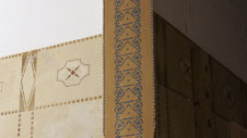 Walldecorations from 1900, Kolmanskoop, Namibia