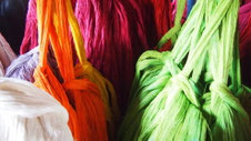 Bundles of yarns, Nyaung Shwe, Myanmar