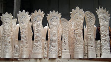 Bone-carvings, Ubud, Indonesia
