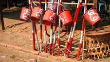 Buckets, Yangon, Myanmar