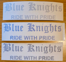 Ride With Pride, Blue Knights® Germany XIV Mittelfranken e.V.  Polizei - Motorradtouren-Club, Blue Knights®, Blue Knights® Germany 14, Blue Knights® Mittelfranken, Blue Knights® Nürnberg, Blue Knights Fränkische Schweiz, BLUE KNIGHTS, Blue Knights Decal, 