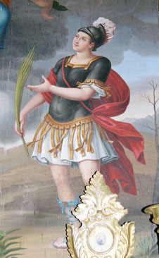 La Porta - Eg. St Jean-Baptiste - Saint Pancrace (détail Luigi Giordani 1884)