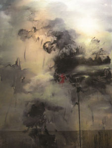 流1 FLOW 1 160X116CM 布面油画 OIL ON CANVAS 2005 (收藏于美国 COLLECTED IN THE UNITED STATES)