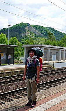 Los geht es am Bahnhof Kahla