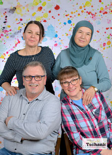 Harald & Martina Schalk, Elvira & Yeter (unsere guten Geister)