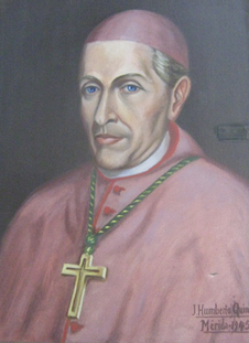 Obispo de Merida quien a su paso por Pamplona ordeno la creacion de una Casa de estudios que fue el germen del Colegio Provincial en 1815